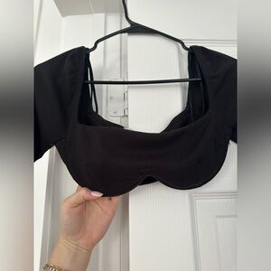 Black bra top - princess polly size US 4